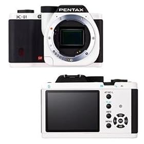 Pentax Imaging 15389 K01 Dig Cam 16MP Body White