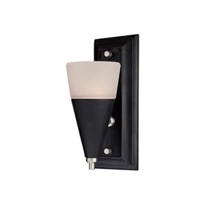 Bodhi Wall Sconce in Painted Bronze and Brushed Nickel