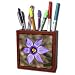 VWPics Flowers - Blue-Eyed Grass - closeup.(Sisyrinchium bellum).Caspers Park, California - Tile Pen Holders-5 inch tile pen holder