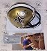 Drew Brees Autographed New Orleans Saints Mini Football Helmet
