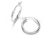2mm Sterling Silver Hoop Earrings (15mm 18mm 22mm 25mm 30mm)