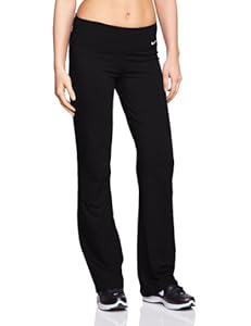 NIKE Damen Hose Legend 2.0 Regular Dri Fit, Black/White, M, 548517-010