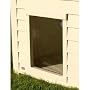 Medium Dog House Door Flap (Clear) (11.5"H x 14.5"W x 0.0625"D)