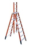 Werner E7410 10-Foot 300-Pound Duty Rating Fiberglass Extension Trestle Ladder