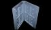 Audio Cassette Tape Storage Album - White - Up to 8 Cassettes - With Clear Plastic Sleeves for Labels