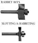1/2 X 1/4 X 1/2 Carbide Tipped Rabbeting Biscuit Router Bit