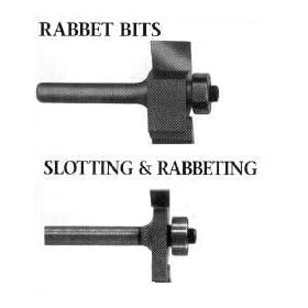1/2 X 1/4 X 1/2 Carbide Tipped Rabbeting Biscuit Router Bit