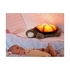 LED-Schildkr�te mit Sternbild-Projektion & Farbwechsle - Diese Schildkr�te holt die Sterne ins Kinderzimmer - perfekte Einschlafhilfe