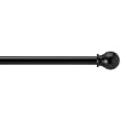 Room Essentials&trade; Ball Cafe Drapery Rod - Black (48-84")