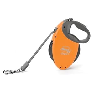 Flexi USA Giant Retractable Tape Leash Extra Large Orange 26 feet