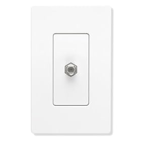 Brown Lutron Single Cable Jack