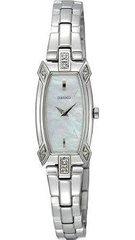 Seiko #SZZX59 Women's Stainless Steel Diamond Acented MOP Dial Bracelet Watch