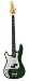 46" Left-handed Green Electric Bass Guitar with Carrying Bag and Accessories