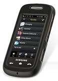 Samsung Instinct S30 Black Rubber Feel Hard Case w/Belt Clip