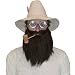Black Beard & Moustache Set
