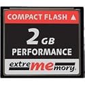 Extrememory COMPACT FLASH CARD (CF) 2GB Speicherkarte (original Handelsverpackung)