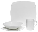 Mikasa Elegance White 4-Piece Place Setting, Service for 1
