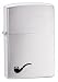 Zippo Lighter Pipe Lighter Brushed Chrome