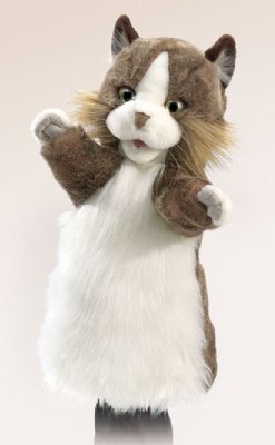 Plush Cat Stage Puppet