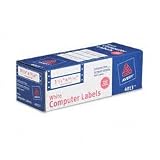Avery White 3 1/2 x 15/16 Inch Mailing Labels 5,000 Count (04013)