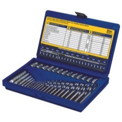 Click To Hanson (HAN11135) 35 Piece Screw Extractor / Drill Bit Set Details... Hanson (HAN11135) 35 Piece Screw Extractor / Drill Bit Set