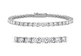 31jPXzSZGYL. SL160  1.30cttw Natural White Round Diamond (SI Clarity,G H Color) Tennis Bracelet in 14k Gold.