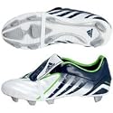 adidas Absolado Power Swerve TRX Soft Ground Football Boots - Predator Run White/Indigo/Rave Green - Kids