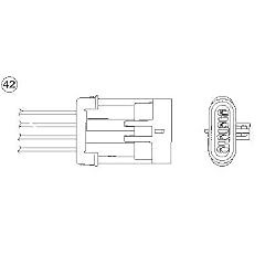 NGK - LAMBDASONDE OPEL ASTRA G Caravan (F35_) 1.6 16V 02/1998 bis 07/2004, 74/101 kW/PS, 1598ccm - OPEL ASTRA G Caravan (F35_) 1.4 16V 06/1998 bis 07/2004, 66/90 kW/PS, 1389ccm (3-Weg
