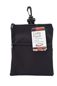 ProActive Zippered Caddy Pouch, Black