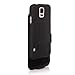 S5 Case, Galaxy S5 Holster Case, SGM (TM) Samsung Galaxy S5/SV Shell Holster Combo Protective Case with Kick-Stand Belt Clip Holster + SGM Microfiber Cleaning Cloth - (Black)