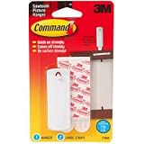 3M Picture Hanger Sawtooth Frame with Command Strips Capacity 2.25kg Ref 17040