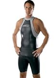 Neosport triathlon short leg john: Sleeveless swimming wetsuit with easy on/off