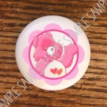 Care Bears ~ Pink Love-A-Lot Bear (No Flowers) ~ Drawer Pulls Knobs