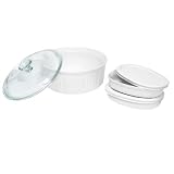 Corningware French White 6pc Bakeware Set
