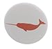 A&T Designs Unisex - Orange Narwhal 1.25