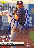 Paul Shuey, Kinston Indians - Indians Affiliate Autographed Card