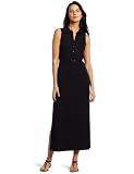 AK Anne Klein Women's Maxi Shirt Dress