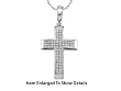 Genuine Gold and Diamond Cross Pendant