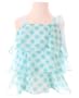 Baby Nay *Ocean Check* Blue Tiered Tank 4y