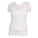 White All Over Classic Print Burnout Burn Out Partially See through Tee, Fashion Forward! 5 Adult Sizes