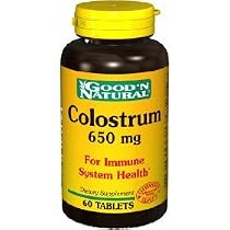 Colostrum 650 mg 60 Tablets Good'N Natural