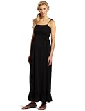 Three Seasons Maternity Womens Maternity Solid Smocked Maxi Dress
