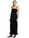 Three Seasons Maternity Women's Maternity Solid Smocked Maxi Dress