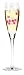 Champagne Glass, Pearls, Pink Blooms, Designer Color Enamel Prosecco Flute in Gift Box