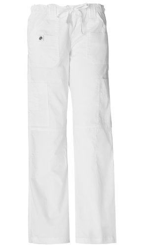 Dickies Flex Nine Pocket Utility Scrub Pants (XS -2X). Flexible. Fun- Color:Dickies White; Size:Small