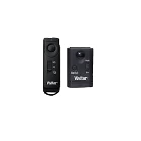 Vivitar VIV-RC-200-D300 Wireless Shutter Release Fits Nikon D300, Nikon D700 (Black)