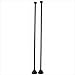 Polished Chrome Straight Clawfoot Bathtub Tub Rim Mount Supply Lines