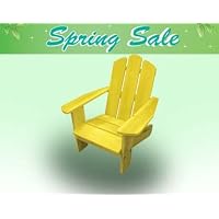 Lohasrus Spring Sale - Kids Adirondack Chair CC-15006, for Kids 2~5 years, Free Drawing Book. Awaken children's Spring Spirit Now!