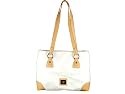 Liz Claiborne Handbags Heritage Mosaic Jacquard Small Shopper-Discontinued Colors White