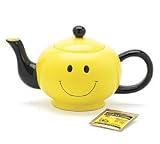 : Bright And Cheerful Smiley Face Teapot Tea Pot For Kitchen Decor Tea Party